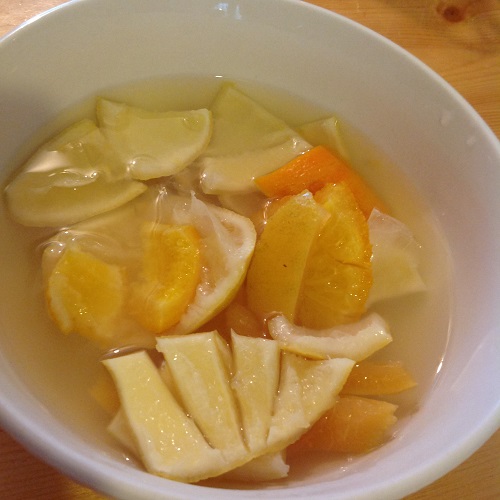 Citrus Peels and Water Heated in the Microwave Clean and Refresh!