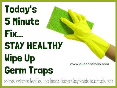 Stay Healthy! Wipe Germ Traps